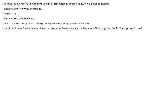 Unix & Linux: create a cronjob to run PHP script смотреть онлайн