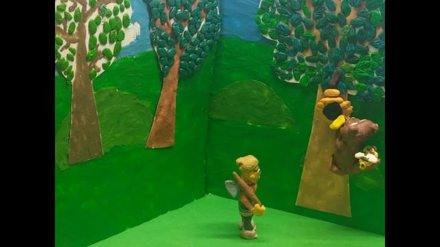 Башкирская сказка "Медведь и пчелы", Саттаров Алмаз Ильшатович. смотреть онлайн