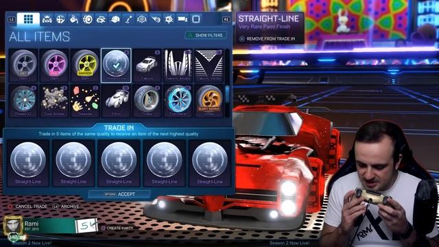 A FAN ASKED ME TO USE MY *LUCKY GOLDEN CONTROLLER* TO TRADE UP HIS ENTIRE ROCKET LEAGUE INVENTORY! смотреть онлайн
