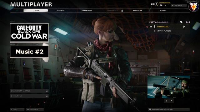 COD Black Ops Cold War - MP Menu Theme Music #02 смотреть онлайн