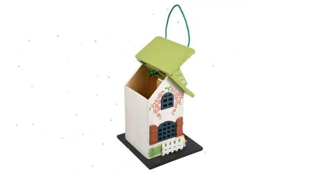 Скворечник Коттедж для птиц 16х17х22см (Blumen Haus) обзор 65704