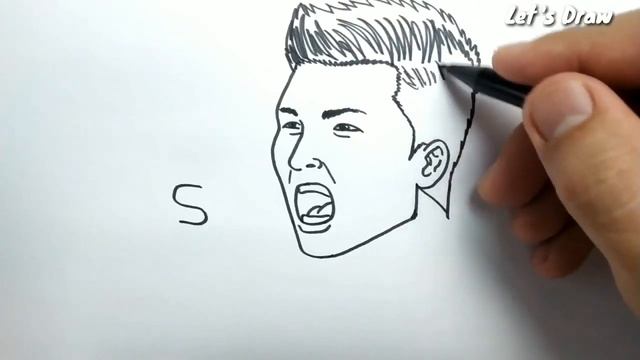 VERY EASY, How To Turn Words SON Into SON HEUNG-MIN , Football Player From Tottenham Hotspur