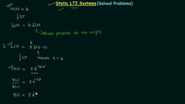 Static LTI System (Solved Problems) смотреть онлайн