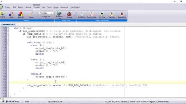 28. Comunicación USB con PIC 18F4550 y Java (NetBeans) - Instalación de Driver de Microchip. смотреть онлайн