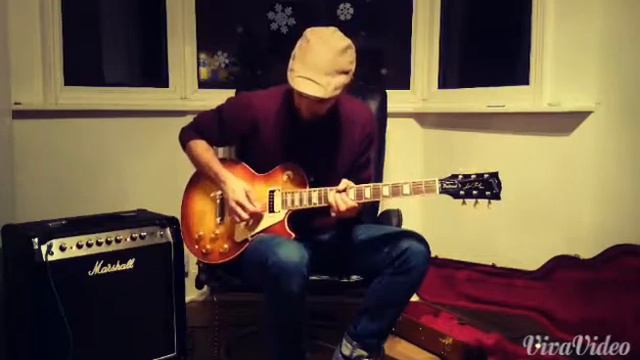 Hotel California solo, Gibson Les Paul Traditional 2014, Marshall SL5 смотреть онлайн