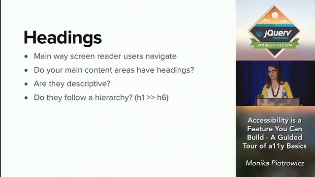 Accessibility is a Feature You Can Build - A Guided Tour of a11y Basics - Monika Piotrowicz смотреть онлайн