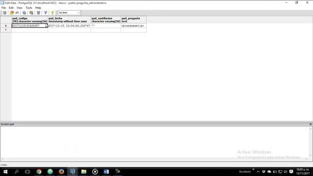 CRUD ENCUESTA ADMINISTRATIVA PHP POSTGRESQL смотреть онлайн