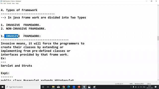 Why Framework, What is Framework, Types of Framework, Java Framework смотреть онлайн