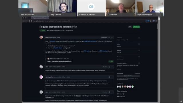 JSONPATH WG Interim Meeting, 2021-05-11 смотреть онлайн