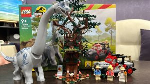 Распаковка LEGO JURASSIC PARK с динозавром