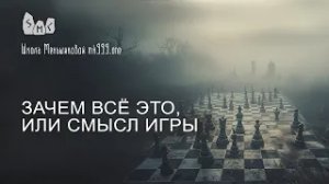 Зачем всё это, или смысл игры