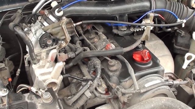 2-х ступенчатая система впрыска воды в двигатель на моем Pajero Pinin. смотреть онлайн