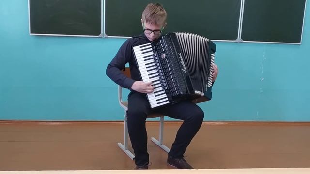 Субель Никита. Б. Мокроусов, обр.Л. Малиновского "Одинокая гармонь" смотреть онлайн