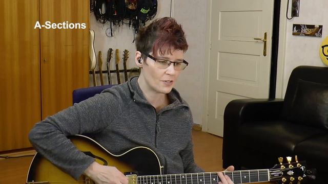 Rhythm Changes Guitar Tutorial | Guitar Chords Rhythm Changes in Bb смотреть онлайн