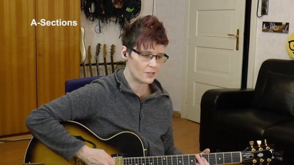 Rhythm Changes Guitar Tutorial | Guitar Chords Rhythm Changes in Bb