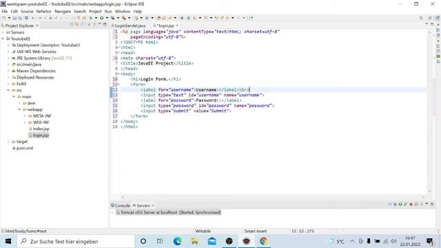 Servlets in Java EE - Request Dispatcher | Java EE Tutorial deutsch смотреть онлайн