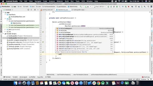 How to Request a Run Time Permission - Multiple Permissions | Android Studio Tutorial | 2020 смотреть онлайн