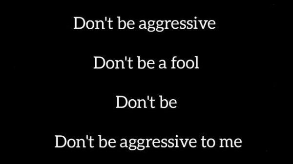 Sandra - Don't Be Aggressive Lyrics