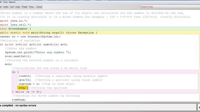 NIVEN NUMBER || JAVA CLASS by ASHISH смотреть онлайн