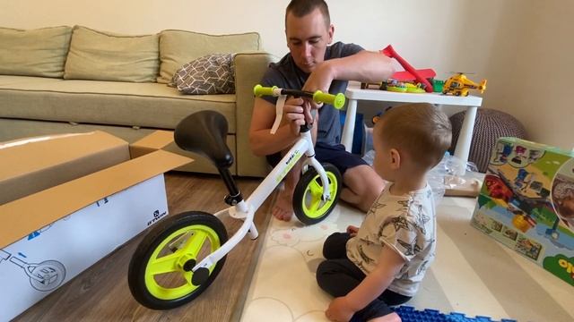 Сборка беговела Decathlon RUN RIDE 100 BTWIN смотреть онлайн