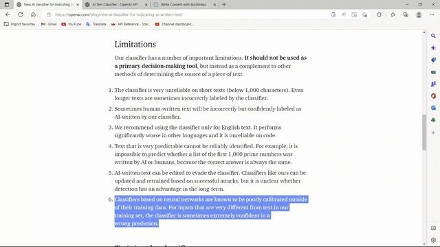 Passing OpenAI's AI Text Classifier with ChatGPT 100% смотреть онлайн