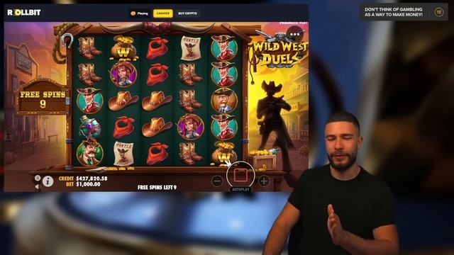 $1,700,000 MILLION SESSION ON WILD WEST DUELS смотреть онлайн