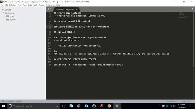 Install Jenkins Server using Docker image смотреть онлайн