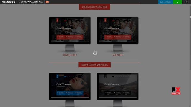 Doors - Parallax Responsive One Page wordpress theme Humbert Mer смотреть онлайн