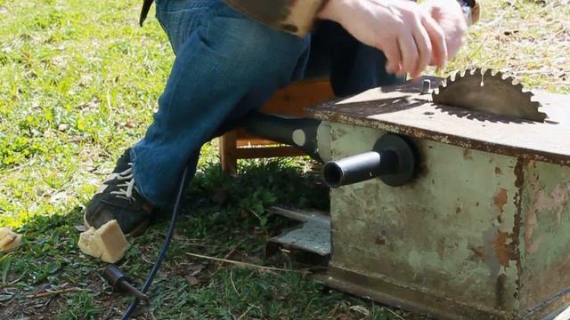 Самодельная циркулярка из болгарки. смотреть онлайн