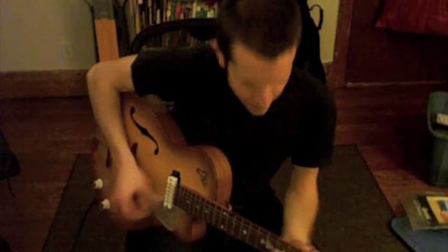 '63 Eko Mascot slide guitar improvisation смотреть онлайн