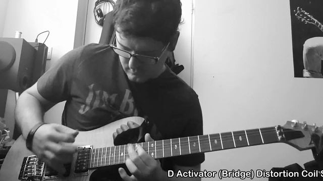 Dimarzio D Activator (Bridge) and Gravity Storm (Neck) Demo смотреть онлайн