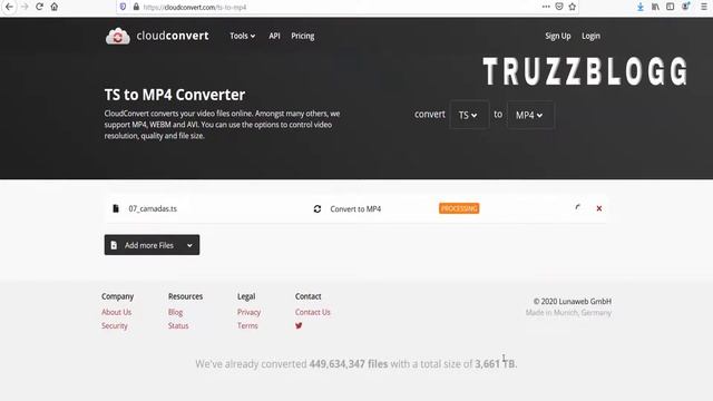 ▶️ CÓMO CONVERTIR VÍDEO DE .ts a .mp4 ?? Cómo pasar un vídeo del formato TS a MP4 (Online) смотреть онлайн