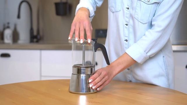 Cafetière Italienne VeoHome en Verre смотреть онлайн