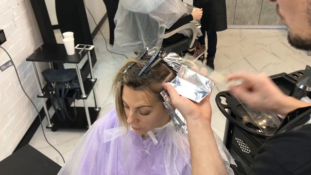 ОКРАШИВАНИЕ ВОЛОС 2021 / ИЗ AIRTOUCH В ТОТАЛ БЛОНД