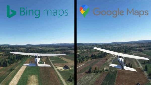 Bing Maps or Google Maps?  | Flight Simulator 2020