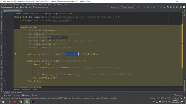 Android Tutorial #9 | The Manifest 2 - The Complete Android Developer Course смотреть онлайн
