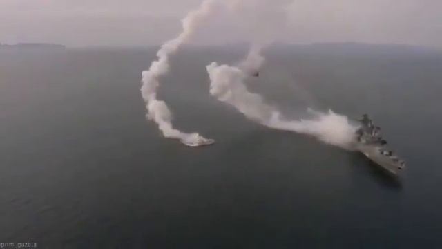 В Японском море с фрегата «Маршал Шапошников» неудачно запустили крылатую ракету смотреть онлайн