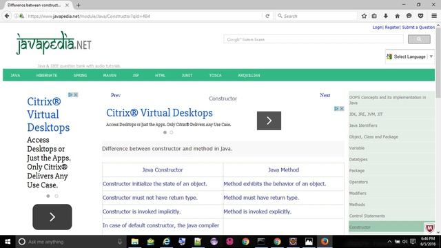 Difference between constructor and method in Java.
- javapedia.net смотреть онлайн