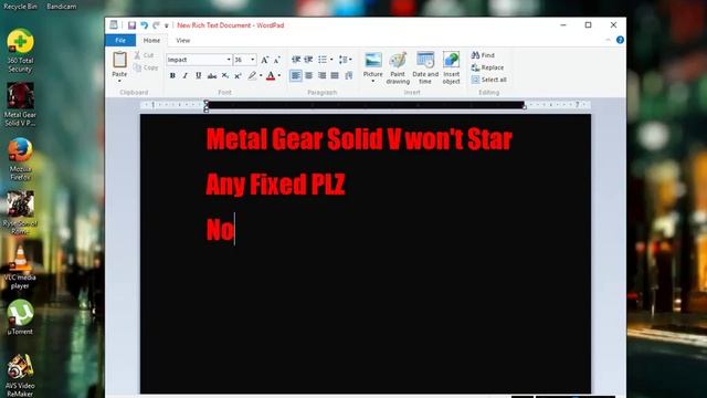 Metal Gear Solid v the phantom pain won't start смотреть онлайн