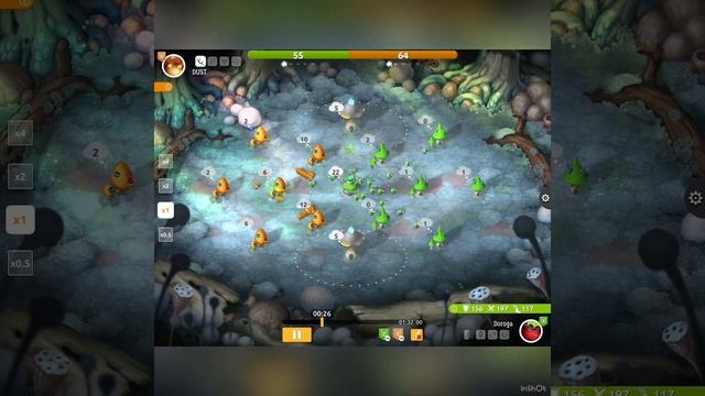 Непобедимая тактика на d47. Mushroom wars 2 смотреть онлайн