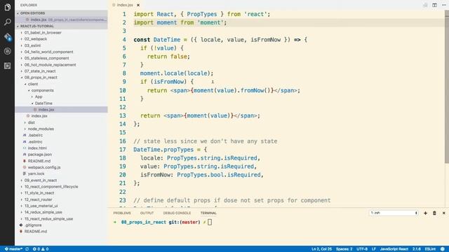 14- props in react смотреть онлайн