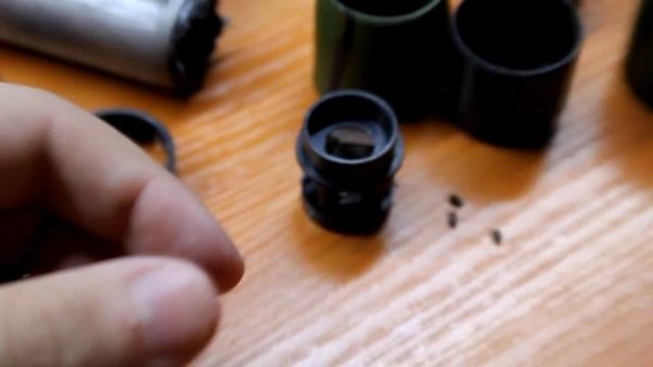 Как разобрать бинокль, ремонт бинокля, устройство ROOF призмы STURMAN 10x25