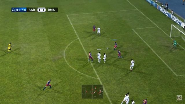Pro Evolution Soccer 2011 - FC Barcelona vs Real Madrid Gameplay (1080p60fps) смотреть онлайн
