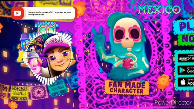 SUBWAY SURFERS MEXICO 2021 SOUDNTRACK REMIX IMPROVED VERSION FT NEGROHERALD 69 смотреть онлайн