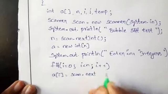Example Program of Bubble Sort using Java in Telugu смотреть онлайн