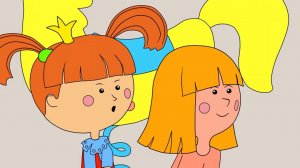 Жила-была Царевна - Раскраска - Помирились - Учим цвета