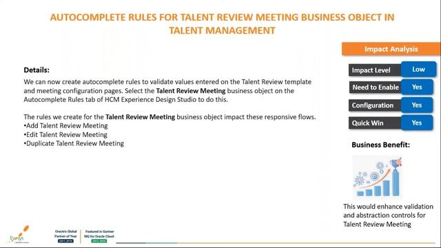 Evosys Live Advisory Webinar: Talent Management 22A Upgrade смотреть онлайн