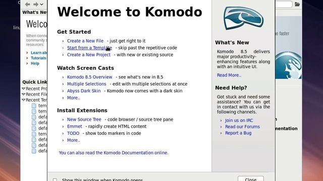 Installing Komodo Edit on Linux смотреть онлайн