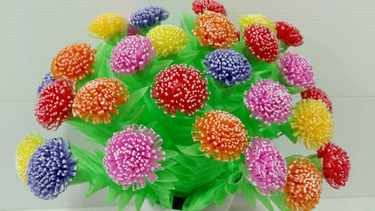 ЦВЕТЫ ИЗ ТРУБОЧЕК ДЛЯ КОКТЕЙЛЯ смотреть онлайн