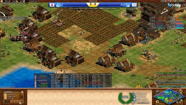 PoJ vs. AoHD, Game 1 - Age of Empires II: The Conquerors Clan League, Season 38 - Division 4, R2 смотреть онлайн